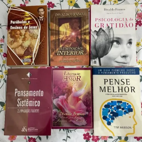 Kit com 10 Livros Parabolas Ensinos de Jesus, Pense Melhor, Proteu, Madre Teresa e Outros