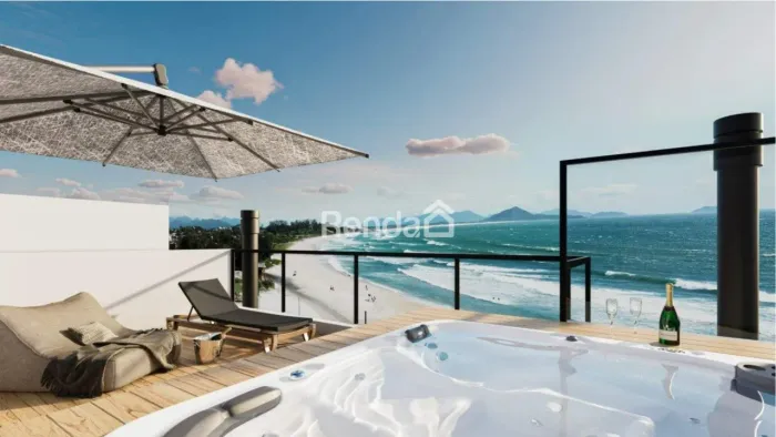 Sobrado Praia da Gamboa - Rooftop com vista para o mar