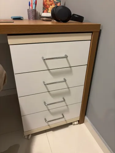 Gaveteiro branco tokstok 
