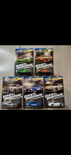 Hot Wheels - Kit Brian O Conner - 5un - Velozes e Furiosos Silver Series
