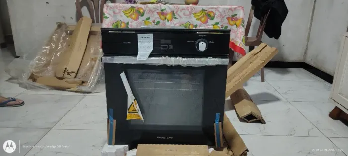 Forno de Embutir a Gás Brastemp 78L Preto