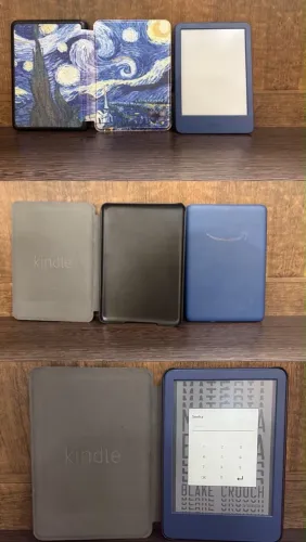 Kindle Azul 16Gb + Capa magnética