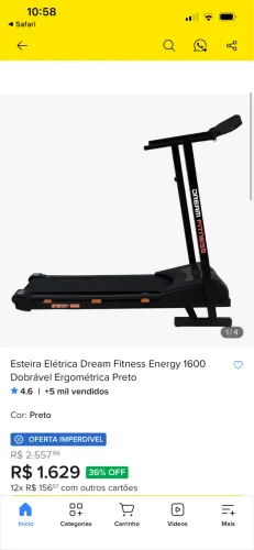 Esteira Dream Fitness