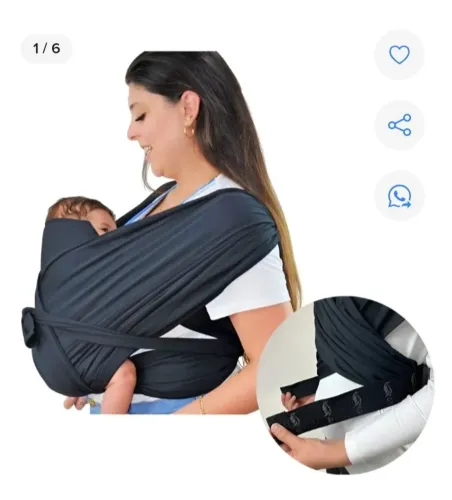 Vendo ou troco Sling canguru por bebê conforto 