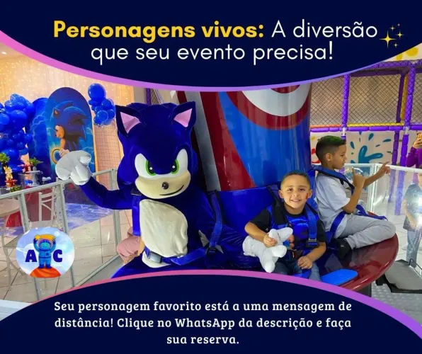 personagens vivos e mascotes para festas/eventos