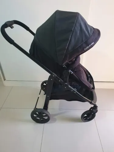 Carrinho de Passeio Galzerano Olympus New Black com Travel System 