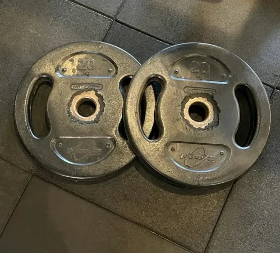 Anilha emborrachada e vulcanizada (Nimitz) de 20kg