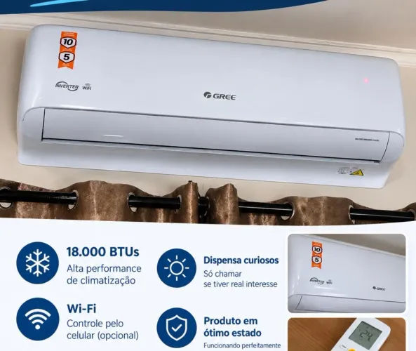 Ar Condicionado - 18.000 BTU?s - Período de Garantia