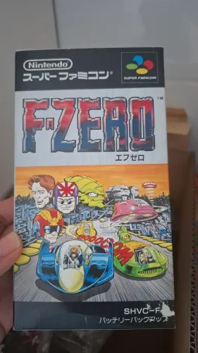 F-Zero Nintendo Super Famicom original com caixa e manual