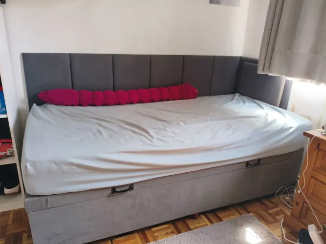 Cama bau solteiro