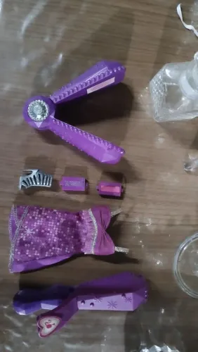 Lote de acessórios barbie glitter hair
