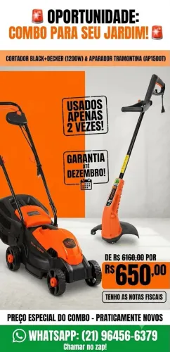 Cortadores de Grama na garantia