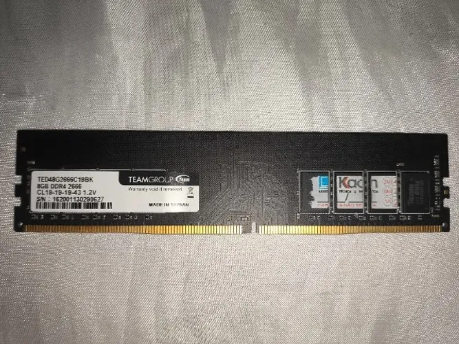 Memória RAM Team Group 8GB DDR4 2666MHz Desktop