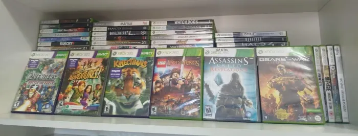 LOTE COM 6 JOGOS ORIGINAIS PARA XBOX 360.