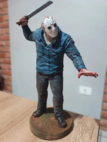 Jason Voorhees 40cm - Sexta-Feira 13 (Estátua Colecionável 3D)