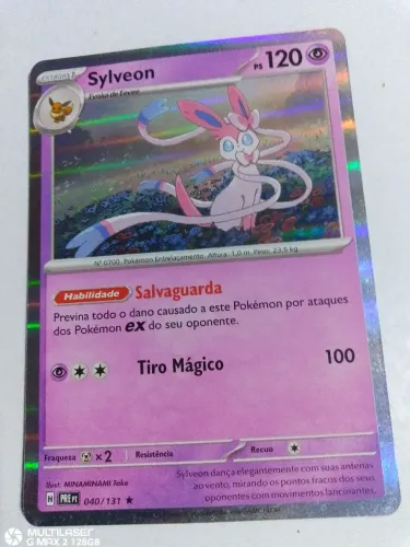 N21 carta pokémon Sylveon original bem conservada 