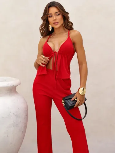 Conjunto Scarlet Feminino Vermelho - Azul - Verde Bandeira P M G