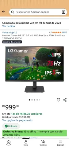 Monitor gamer