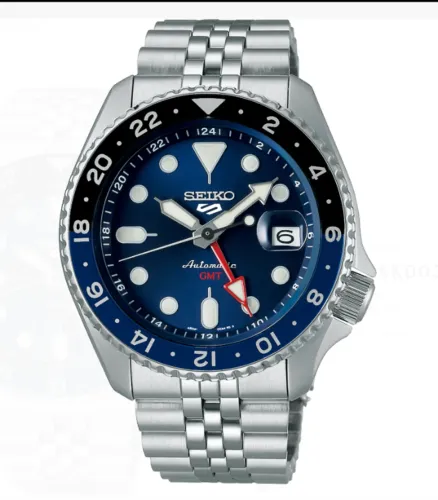 Seiko 5 Sports GMT SSK003 / SBSC003 Batman Automático - Novo - Fullset - PRONTA ENTREGA