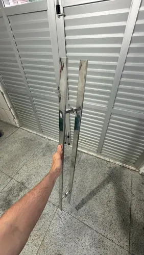 Puxador tipo H INOX