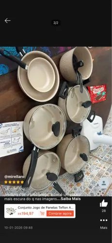 Panelas AntiAderente de Vidro