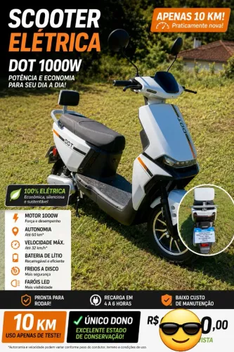 Scooter elétrica DOT 1000W NOVA!