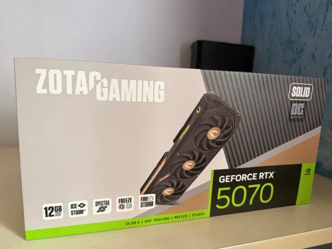 Placa de vídeo RTX 5070 12gb Zotac Solid