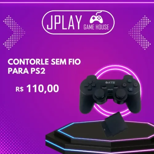 Controle sem fio PS2
