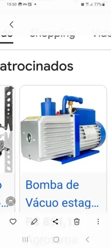 Bomba de vácuo entrego