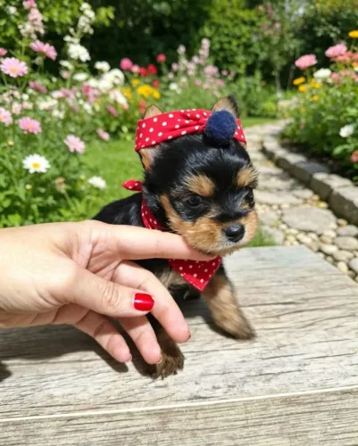 Princesa Yorkie Amor em Forma de Patinhas!