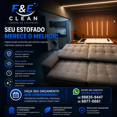 ? F&E Clean - Higienização Profissional de Estofados ?