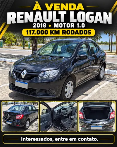 Renault Logan Authentique Flex 1.0 12V 4P 2018