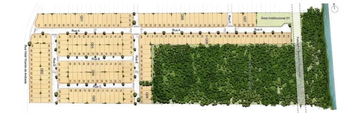 Locação Terreno Esquina Frente ao CTG Praianos