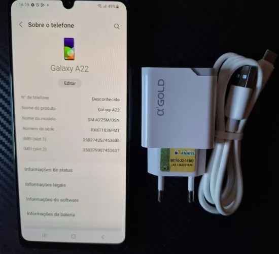 Samsung a22 4g 128gb com NFC
