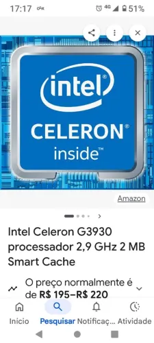 Processadores vários Celeron e Pentium