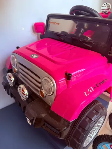 Jipe Elétrico infantil (rosa)