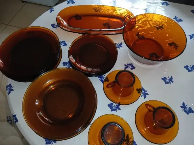 Pratos duralex antigo raro