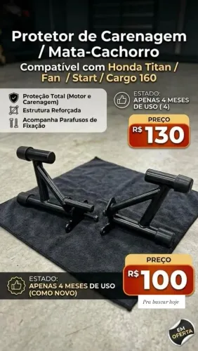Protetor de carenagem para moto