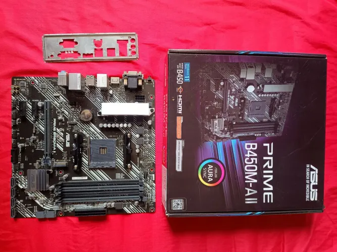 Placa Mãe ASUS B450M Prime A II AM4 DDR4