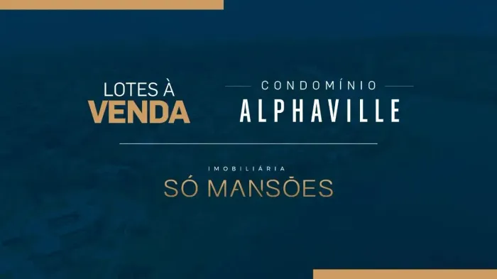 LOTE DE 869m² A VENDA EM ALPHAVILLE LAGOA DOS INGLESES - COSTA LAGUNA