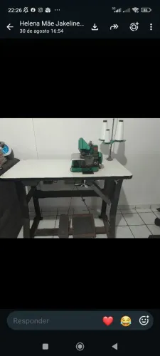 Máquina Overlok Semi Industrial Usada