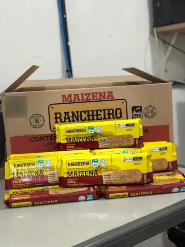 Kit Com 10 Unidades De Biscoito Maizena Rancheiro - 150g