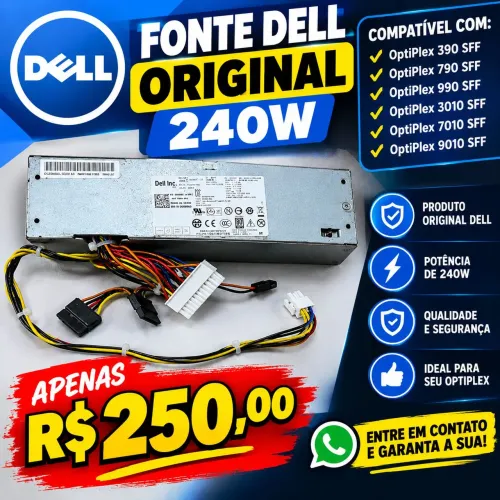 Vendo Fonte Dell optplex Original