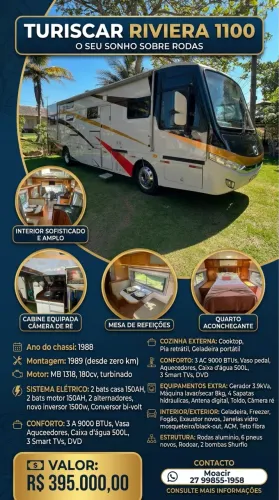 MOTORHOME TURISCAR RIVIERA 1100