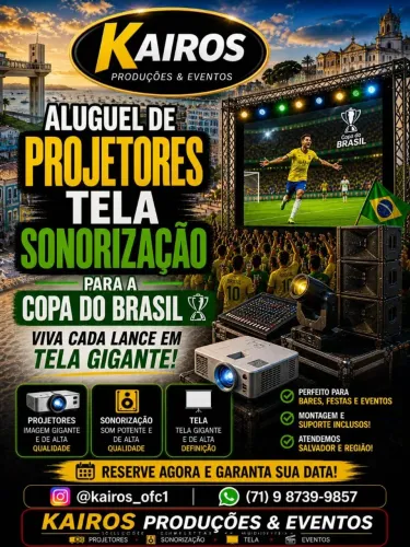 ALUGUEL PROJETOR ,TELA E SOM PALESTRA , REUNIÃO,FORMATURA  E COPA DOINDO