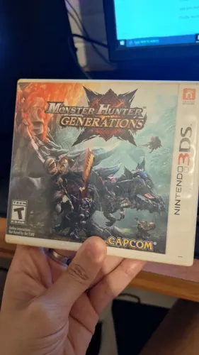 jogo monster hunter generations original para nintendo 3ds com capa original + 2 de brinde