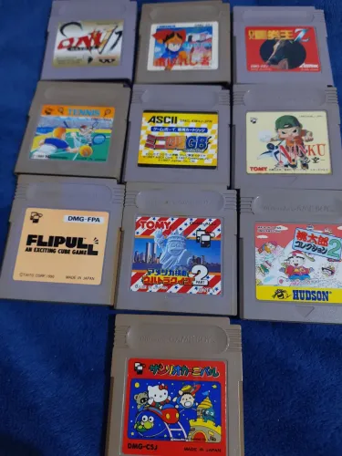 Lote com 10 fitas originais para Nintendo game boy