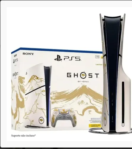 Playstation 5 Slim Ghost Of Yotei Edição Limitada mídia física
