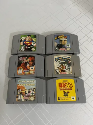 Lote Jogos Originais Nintendo 64