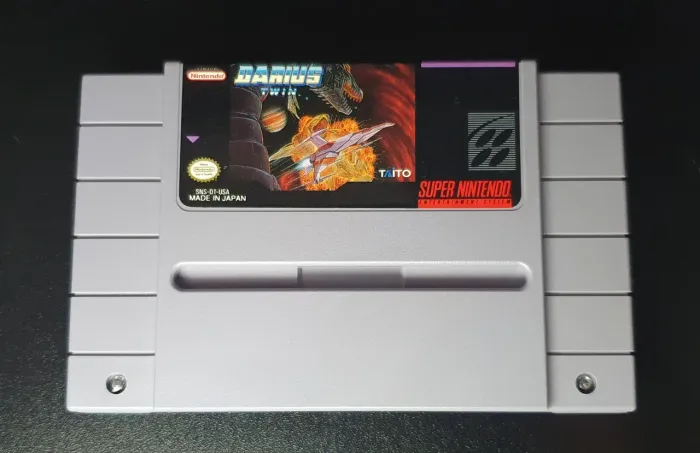 DARIUS TWIN SUPER NINTENDO SNES MINT ORIGINAL 